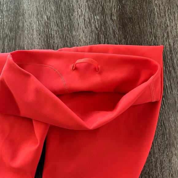 EUC Lululemon Wunder Train High-Rise Crop 23” Leggings Hot Heat Red Size 2 Train - Picture 11 of 15